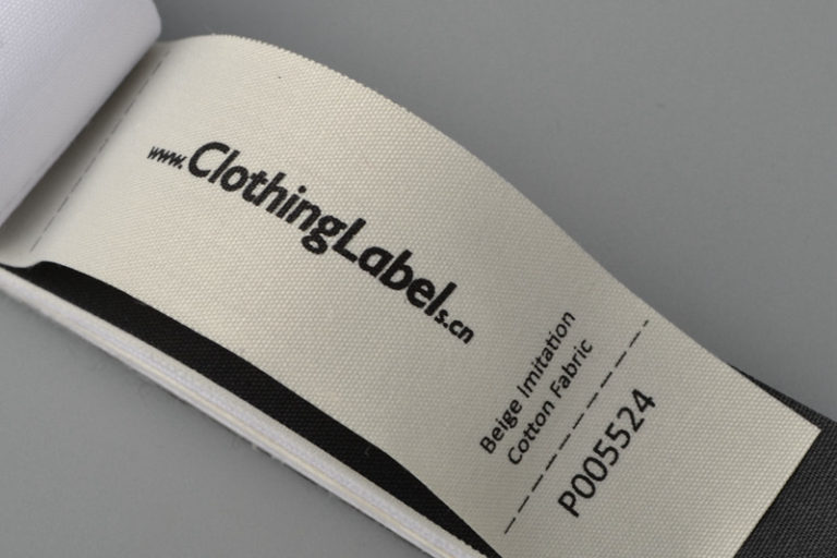 Material chart for printed labels | ClothingLabels.cn