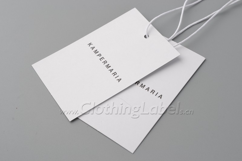 Custom Logo Design Clothing Hang Tages Clothes Tagger Labels Gift Tags for  Garment - China Hang Tag, Clothes Label