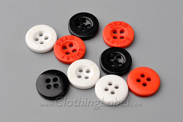 Colored Polyester Shirt Buttons