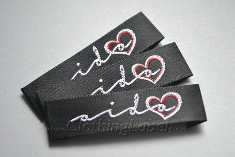 Custom woven labels with personalized logos for clothing brands ...