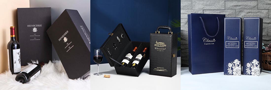 Wine box store packaging