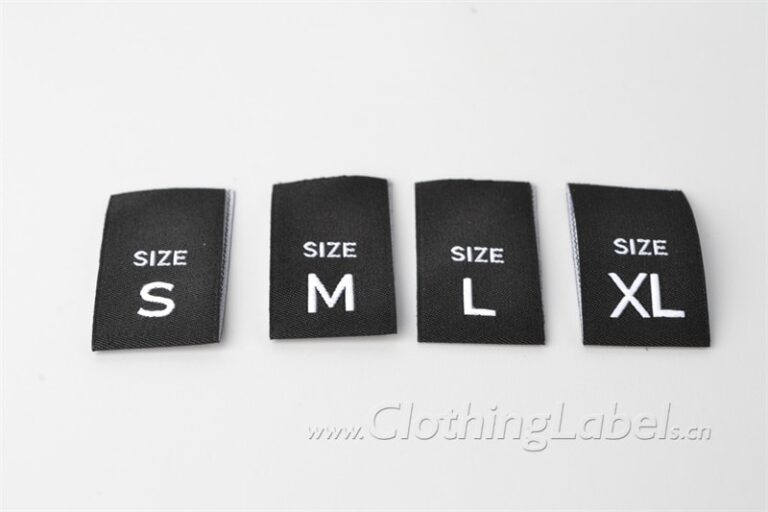 Size labels photo gallery | ClothingLabels.cn
