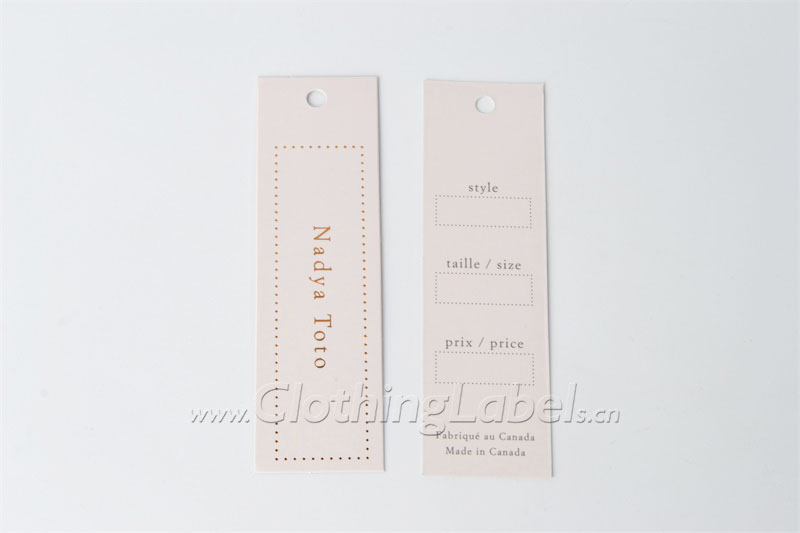 Custom Fabric Hang Tags For Clothing: Canvas, Lace, Satin, cotton